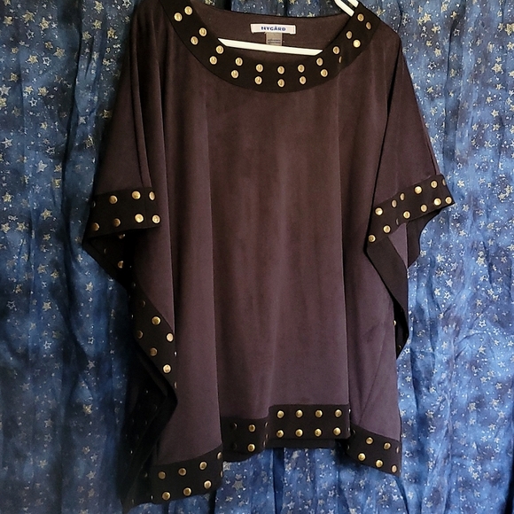 Nygรฅrd Black Rock 'n Roll Studded Batwing Blouse ๐ค๐ป๐ธ๐ฉ๐ปโ๐ค - Picture 4 of 11